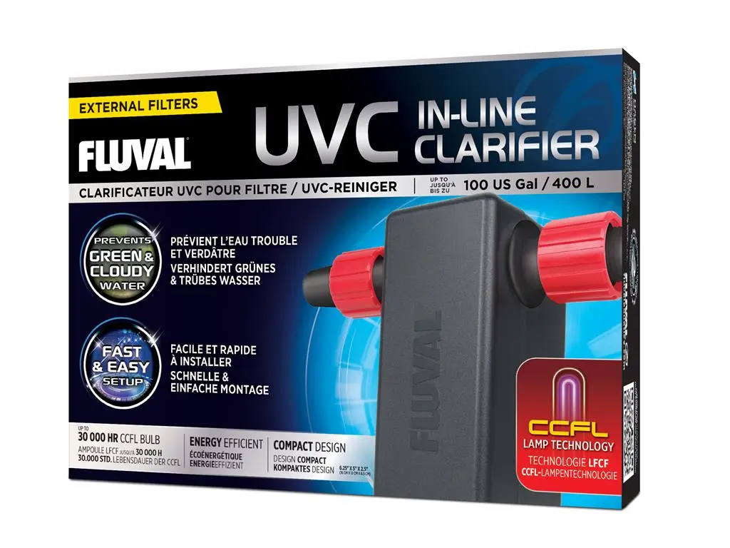 Fluval UVC Filter inkl tilkobling til 16 mm 3 Watt